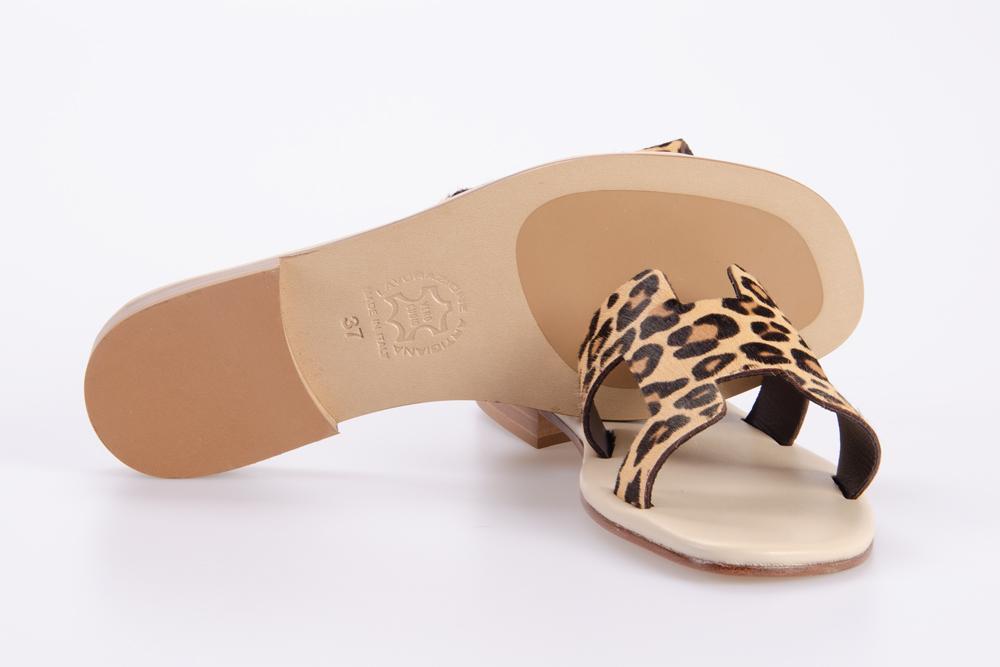 PAOLO FERRARA Donna Sandali CR2508 T15 CAVALLINO LEOPARD 