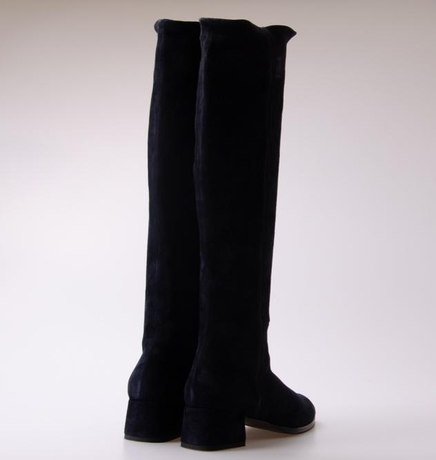 BALDIN Donna Stivale 25417/H VELOUR BLU 