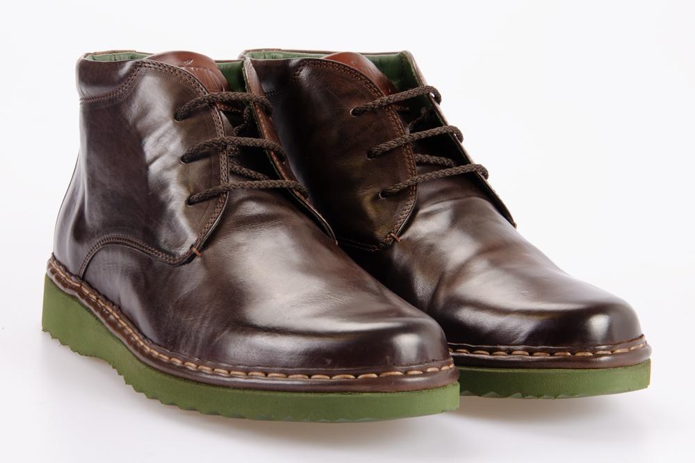GALIZIO TORRESI Uomo Stringata alta 62048 PERUVIANO NOUGAT 