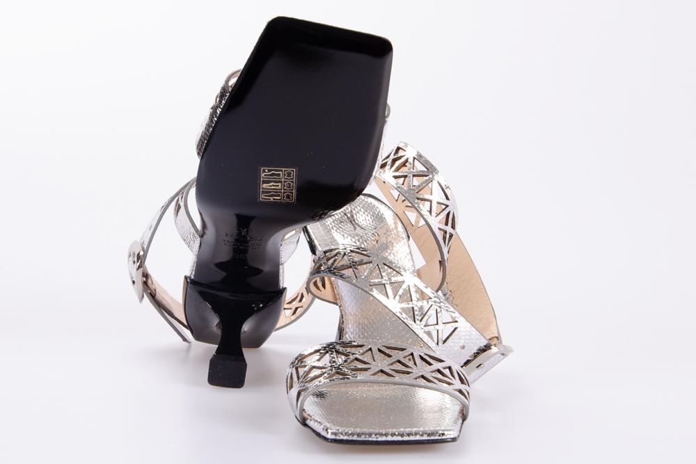 FABI Donna Scarpe con tacco FD8443 SILVER 