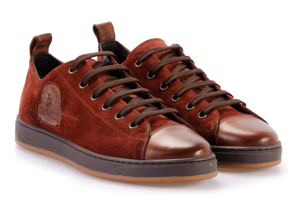 GALIZIO TORRESI Uomo Sneaker 418128 NOUGAT SETA VOLPE 