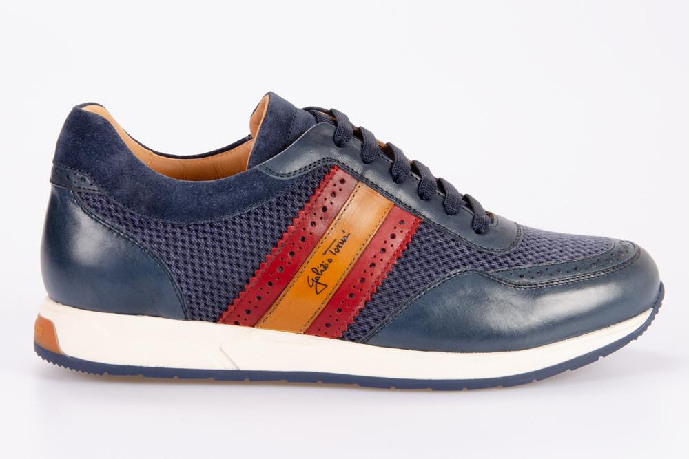 GALIZIO TORRESI Uomo Sneaker 319458 FOULARD BLU 