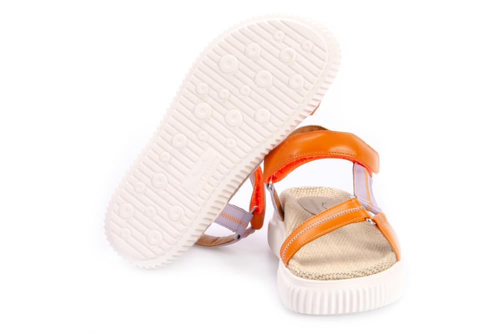VOILE BLANCHE Donna Sandali LISA ORANGE LILA 