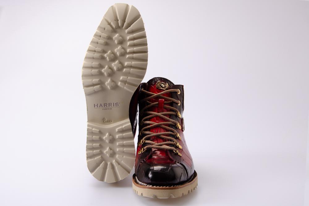 HARRIS Uomo Stivaletto 987 COCCO ROSSO 