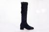 BALDIN Donna Stivale 25417 VELOUR OCEAN