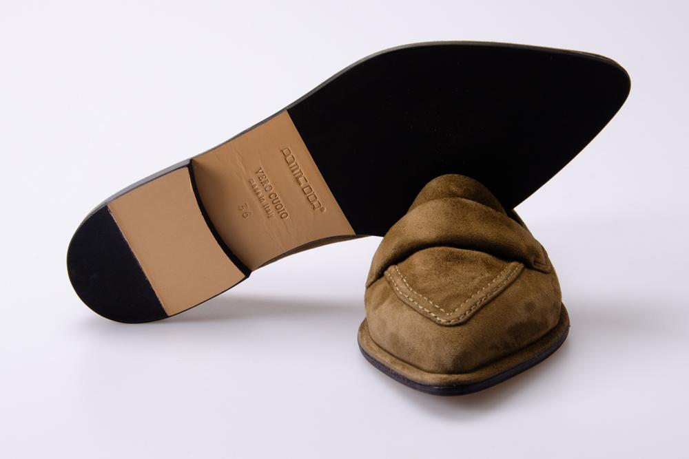 POMME D'OR Donna Mocassini 1140PE CAMOSCIO MILITARY 