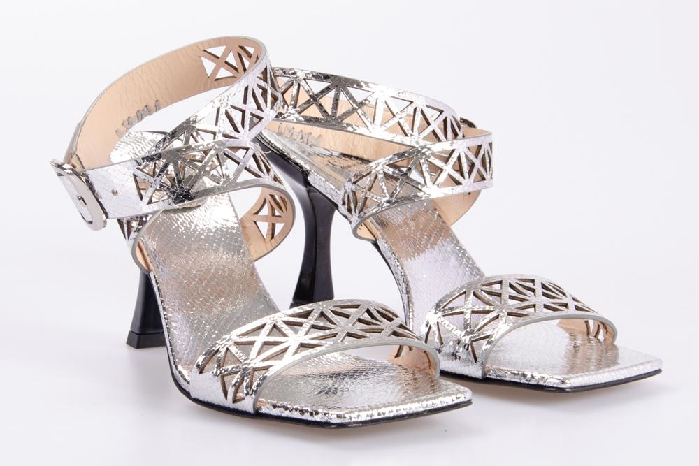 FABI Donna Scarpe con tacco FD8443 SILVER 