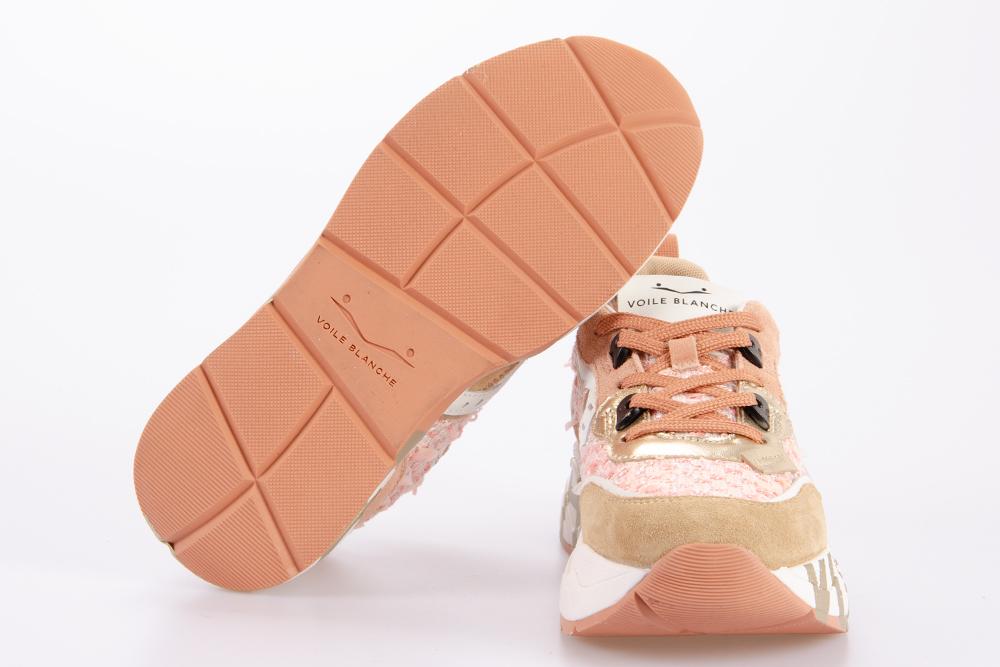VOILE BLANCHE Donna Sneaker 7475.32.2D28 CARAMEL-SIENA ROSE 