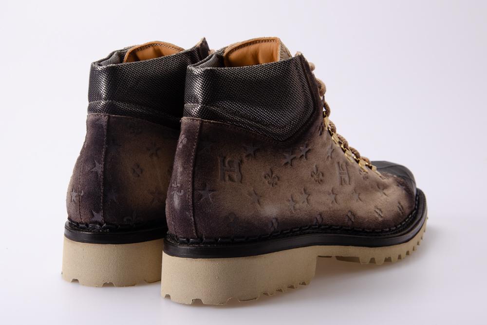 HARRIS Uomo Stivaletto 987 COCCO MATRIX NERO 
