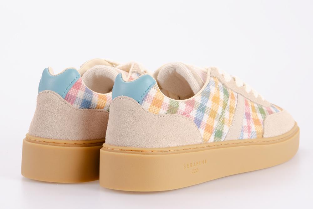 Serafini Donna Sneaker PE26DCOU01 BEIGE CHECKERED COLOURS 