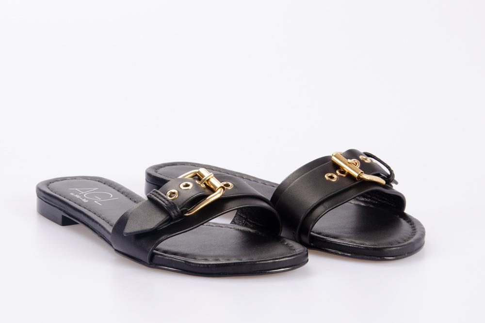 AGL Donna Sandali D656072 NERO 