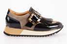 BALDIN Donna Sneaker OV320 LUXOR NERO TORTORA 