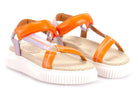 VOILE BLANCHE Donna Sandali LISA ORANGE LILA 
