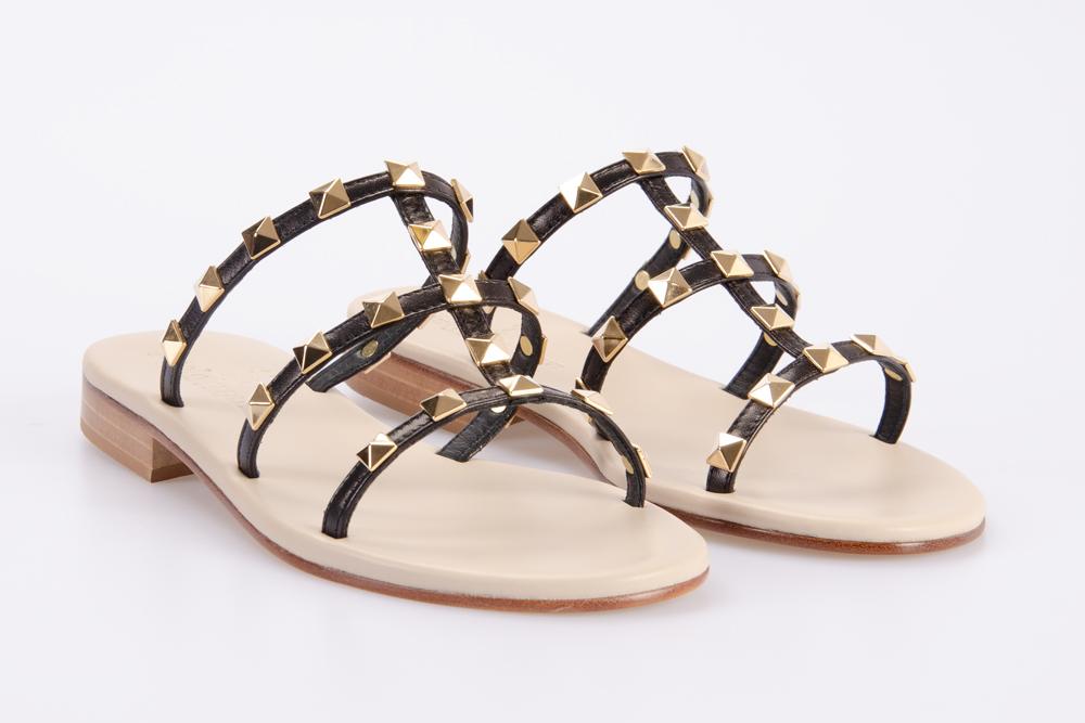 PAOLO FERRARA Donna Sandali CR2904 T15 NAPPA NERA 