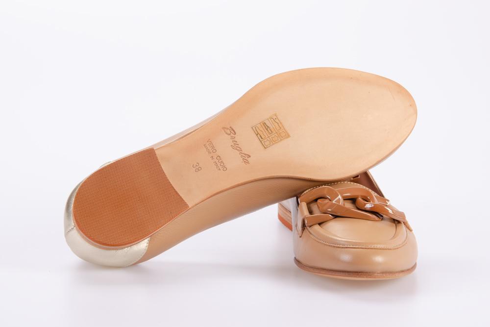 BRUGLIA Donna Mocassini 9230 NAPPA NOISETTE 