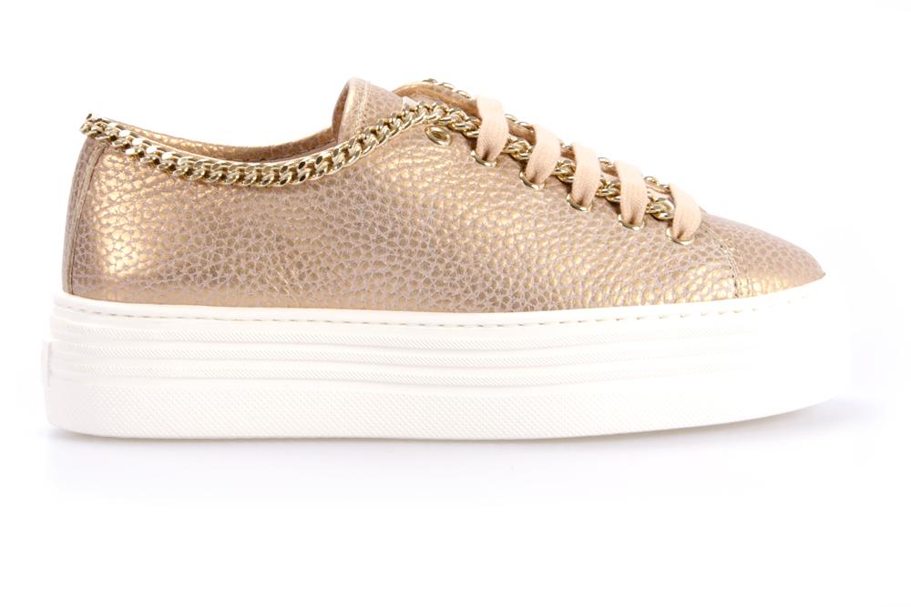STOKTON Donna Sneaker 500-D BEIGE METALIZZATO 