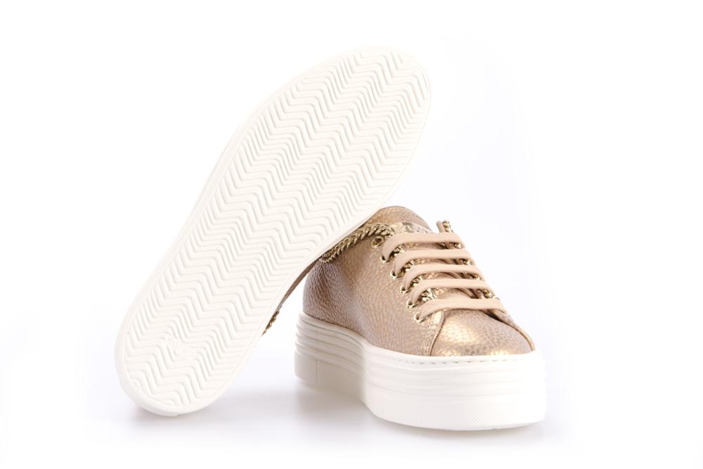 STOKTON Donna Sneaker 500-D BEIGE METALIZZATO 