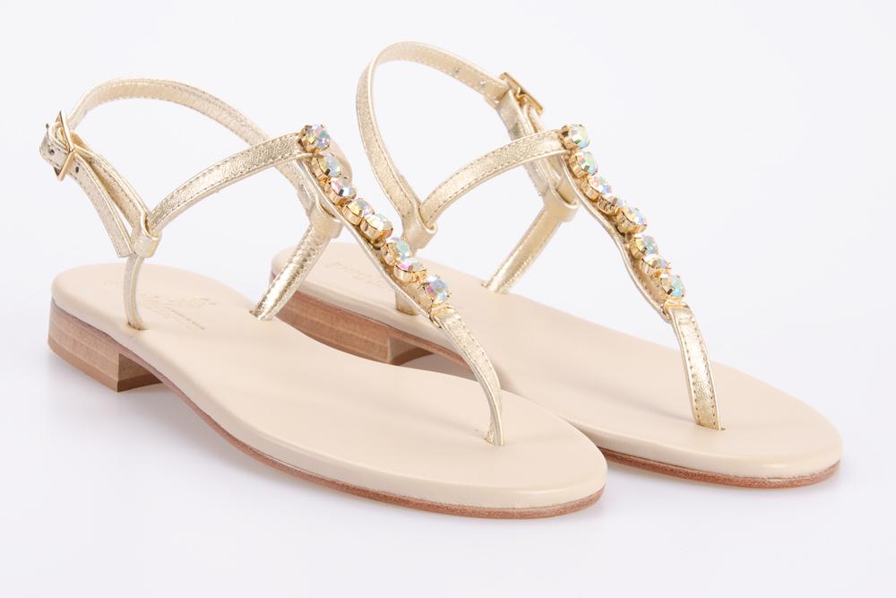 PAOLO FERRARA Donna Sandali CR3131/C PLANET GOLD 