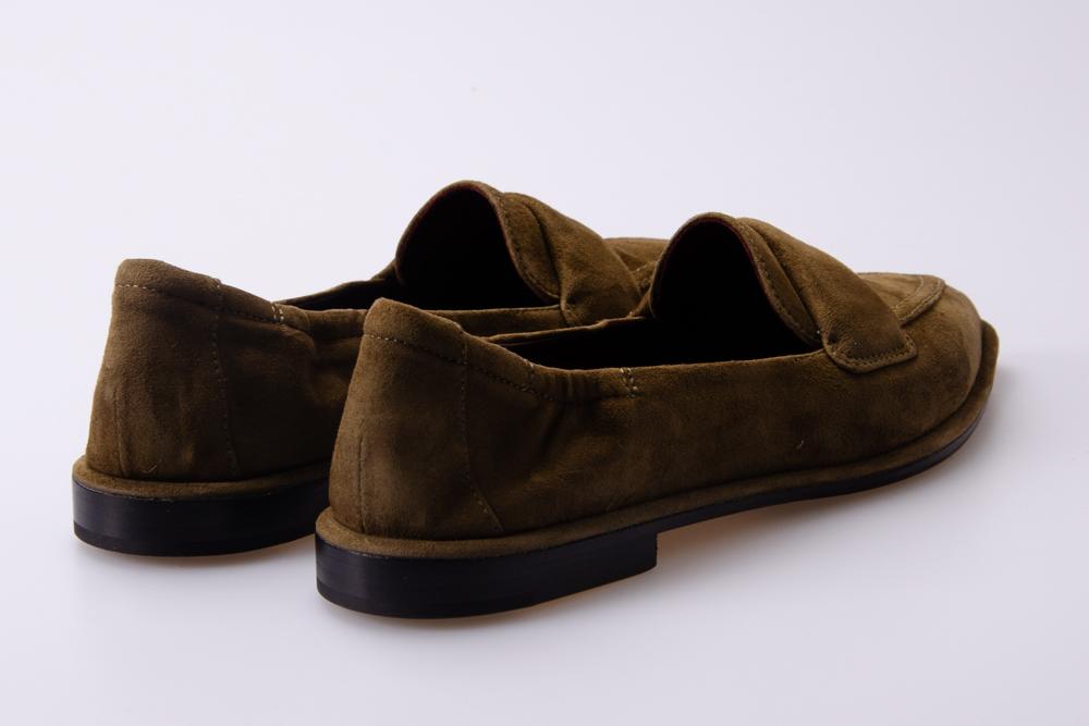 POMME D'OR Donna Mocassini 1140PE CAMOSCIO MILITARY 