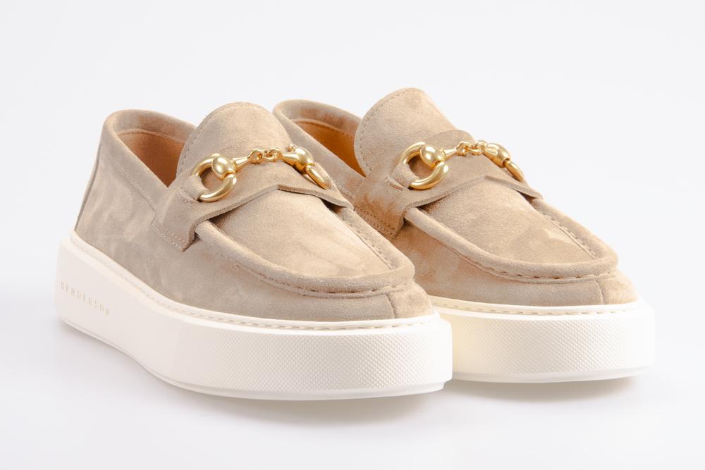 HENDERSON BARACCO Donna Mocassini FLORA SUEDE CARAMEL 