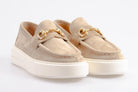 HENDERSON BARACCO Donna Mocassini FLORA SUEDE CARAMEL 