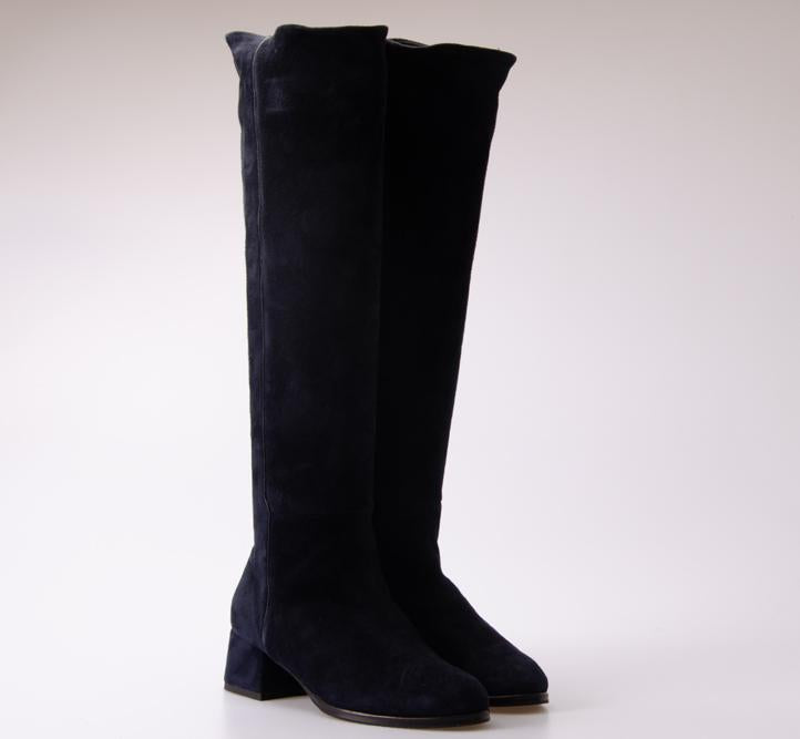 BALDIN Donna Stivale 25417/H VELOUR BLU 